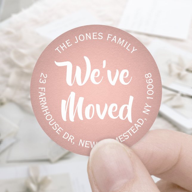 Adesivo Movimentamos o endereço de devolução do filme Faux (Criador carregado)