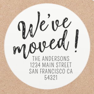 Adesivo Movimentamos o moderno script manuscrito