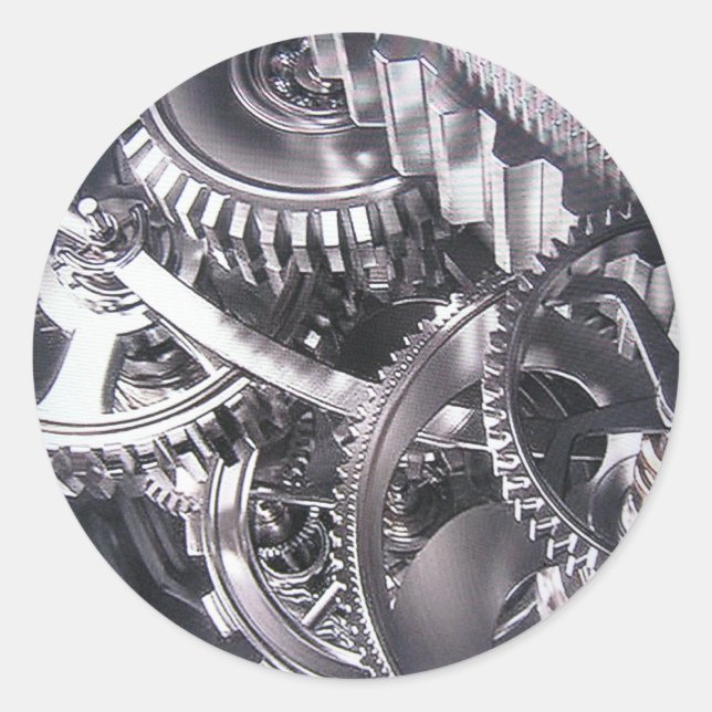 Adesivo Movimento industrial. (Frente)