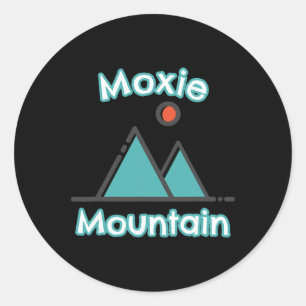Adesivo Moxie Mountain Maine Montanhas Climbing Hiking Cam