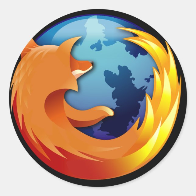 Adesivo Mozilla Sticker (Frente)