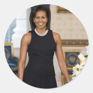 Adesivo MrsObamaPortrait
