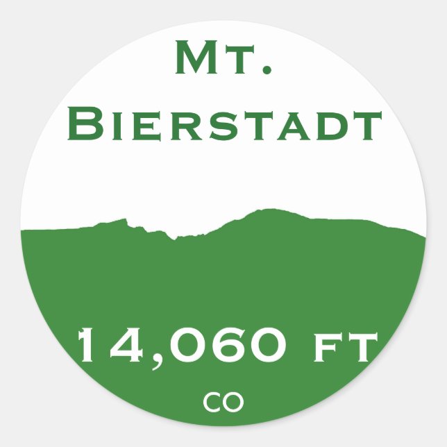 Adesivo Mt. Bierstadt Sticker (Frente)