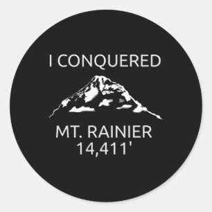 Adesivo Mt. Rainier Monte Rainier Caminhada Escalada Lembr