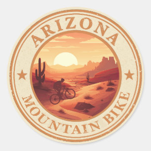 Adesivo Mtb Az Sedona - Bicicleta de Montanha do Arizona