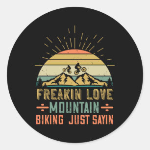 Adesivo MTB - Bicicleta de Montanha Freakin Love