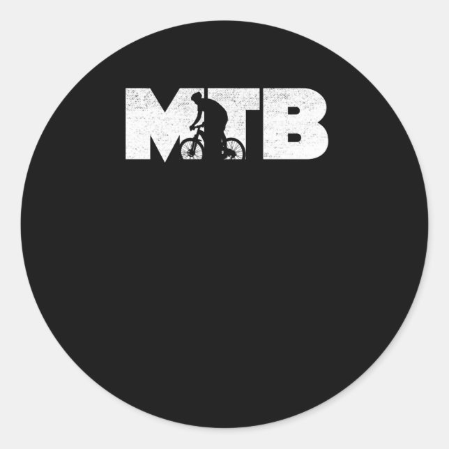 Adesivo MTB Bike Mountain Bike Outdoor Mountain Biker (Frente)