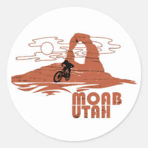 Adesivo Mtb Moab - Ciclismo de Montanha em Utah