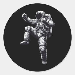 Adesivo Muay Thai Astronaut Kickboxing