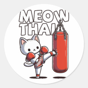 Adesivo Muay Thai Cat