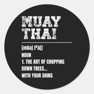 Adesivo Muay Thai Definition Martial Arts Thai Boxin Mart