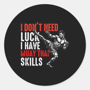 Adesivo Muay Thai Fighter For Men Pai Boys Thai Kickboxer
