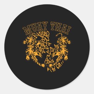 Adesivo Muay Thai Kick Boxando Tiger Thailand Mial Mma