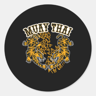 Adesivo Muay Thai Kickboxing, Muay Thai Tigers, Muay Thai 