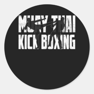 Adesivo Muay Thai Kickboxters Profissionais Combatem Marci