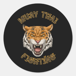 Adesivo Muay Thai Tiger - Boxe Tailandesa e Kickboxing _2