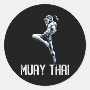 Adesivo Muay Thai Tiger - Nak Muay, Presente de Kickboxing