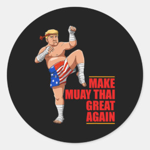 Adesivo Muay Thai Trump - Torne Excelente Muay Tailandês N