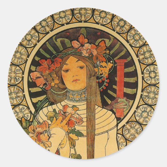 Adesivo Mucha La Trappistine (Frente)