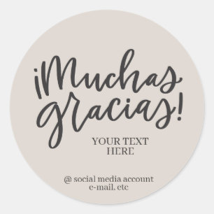 Adesivo Muchas Gracias sticker