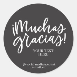 Adesivo Muchas Gracias sticker