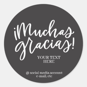 Adesivo Muchas Gracias sticker