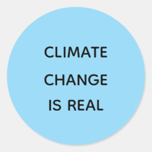 Adesivo Mudança climática é real