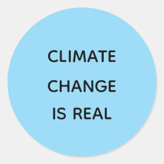 Adesivo Mudança climática é real