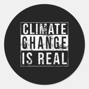 Adesivo Mudança climática é uma verdadeira greve global Ho