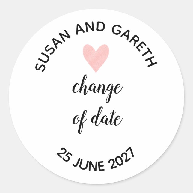 Adesivo mudança de data (Frente)