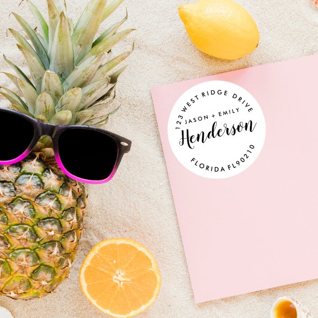 Adesivo Mudança de endereço, nova casa, endereço de retorn (Criador carregado)