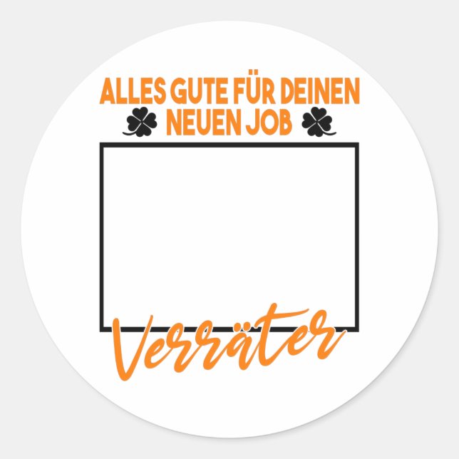 Adesivo Mudança De Trabalho Dar De Despedida Para Colegas (Frente)