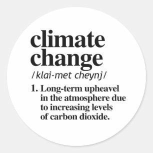 Adesivo Mudanças Climáticas
