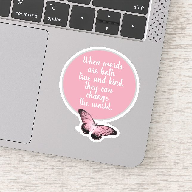 Adesivo Mude a citação mundial do Buda (Detalhe)