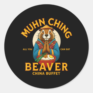 Adesivo Muhn Ching Buffet de China Beaver Coma à Vontade
