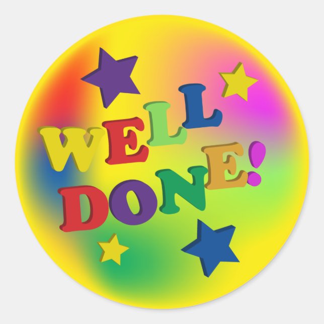 Adesivo Muito Bem! (Frente)