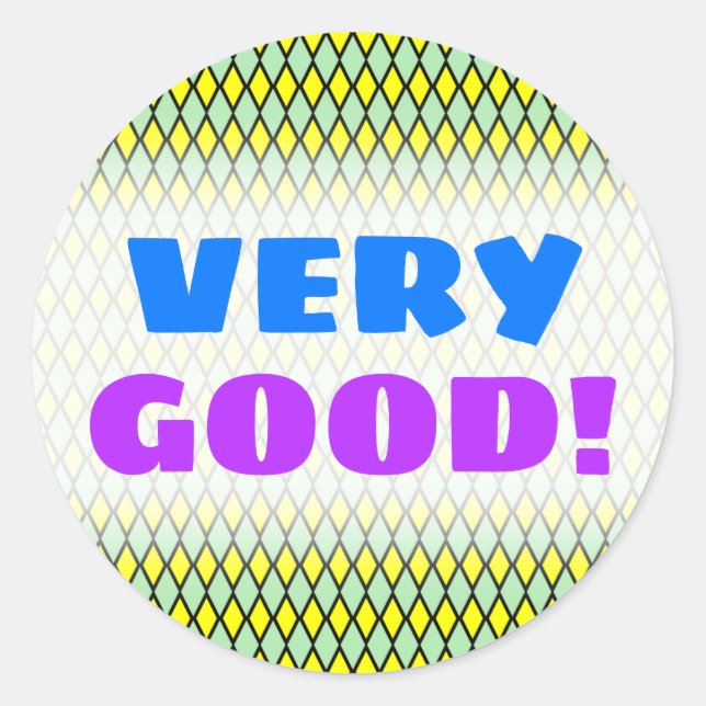 Adesivo MUITO BOM! ; Teste padrão amarelo e verde da forma (Frente)