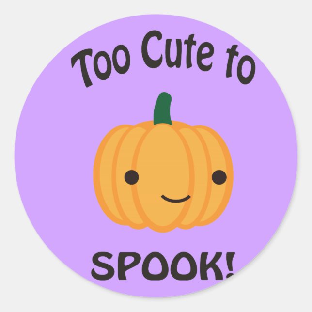 Adesivo Muito Bonita Para Falar! Pequeno Pumpkin (Frente)