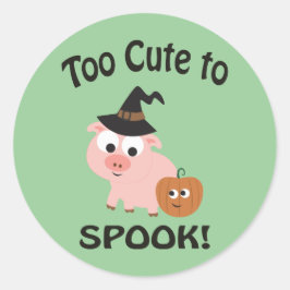 Adesivo Muito bonito para Spook! Pig Witch