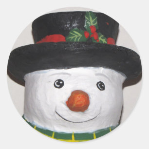 Adesivo Muito Bonito Snowman Sticker