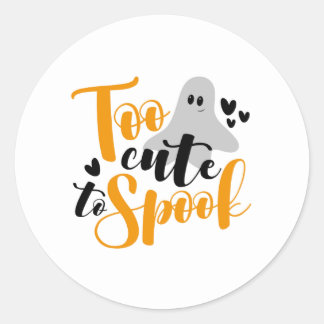 Adesivo Muito Fofo Para Assustar Fantasma Halloween Camise
