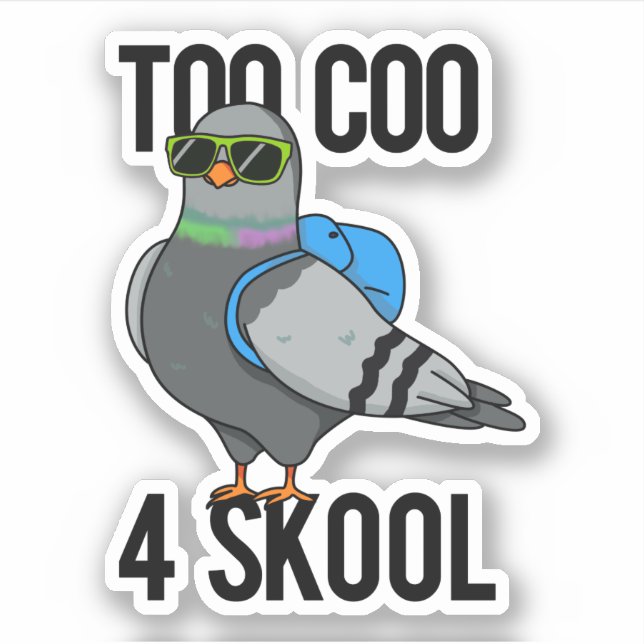 Adesivo Muito Legal 4 Skool Legal Pigeon Pun (Frente)