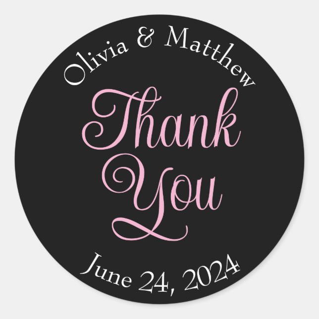 Adesivo Muito obrigado. (Frente)