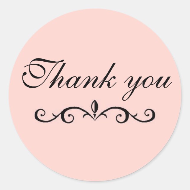 Adesivo Muito obrigado. (Frente)