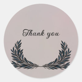 Adesivo Muito obrigado.