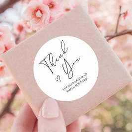 Adesivo Muito Obrigado A Gerar O Heart Small Business