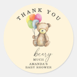 Adesivo Muito obrigado, Beary