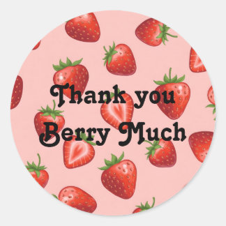 Adesivo Muito obrigado Berry