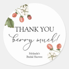 Adesivo Muito obrigado Berry