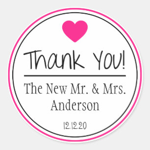 Adesivo Muito Obrigado Do Novo Senhor Deputado. & Sra. (Ro